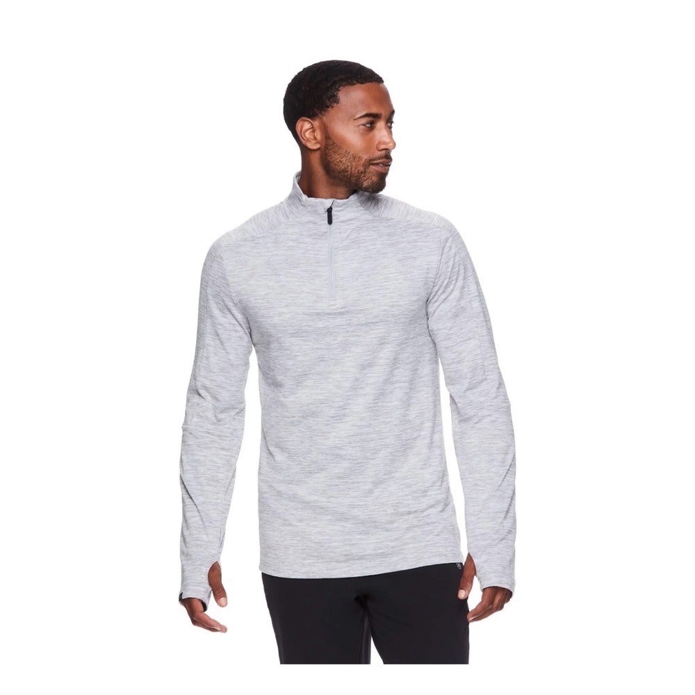 Gaiam Men's Power 1/4 Zip Pullover, Size L